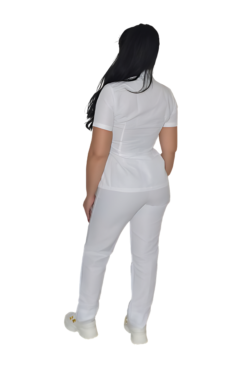 Conjunto Clínico Enfermera Dama Manga Corta