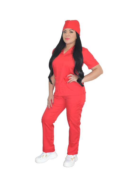 Conjunto Quirúrgico Dama Recto Repelente Spandex